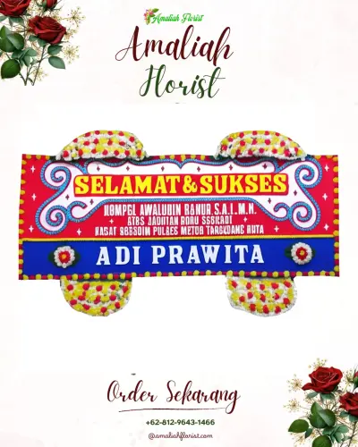 Karangan Bunga Ucapan Selamat di Adisana